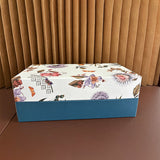 luxury bone china teacup and saucer set floral pattern with full gold handle elegant red & blue options for afternoon  coffee