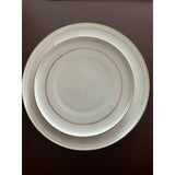 classic shape customized design with logo fine bone porcelain dinner ware set