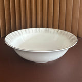 color and gold line bone china dinner ware set plate bowl customized with logo