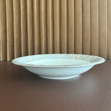 color and gold line bone china dinner ware set plate bowl customized with logo