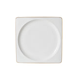 new shape gold rim dinner ware set bone china plate bowl turkish style