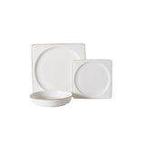 new shape gold rim dinner ware set bone china plate bowl turkish style